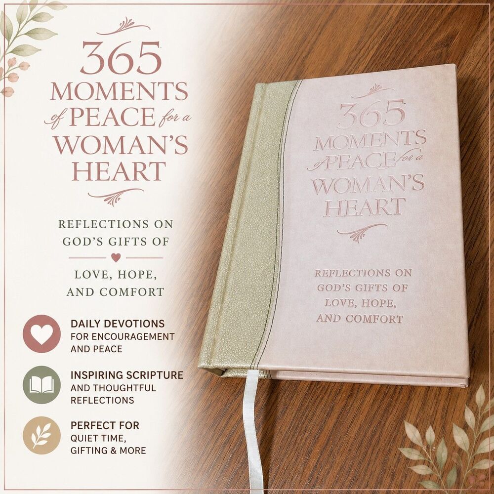 365 Moments of Peace for a Woman's Heart Bethany House Christian Devotional..